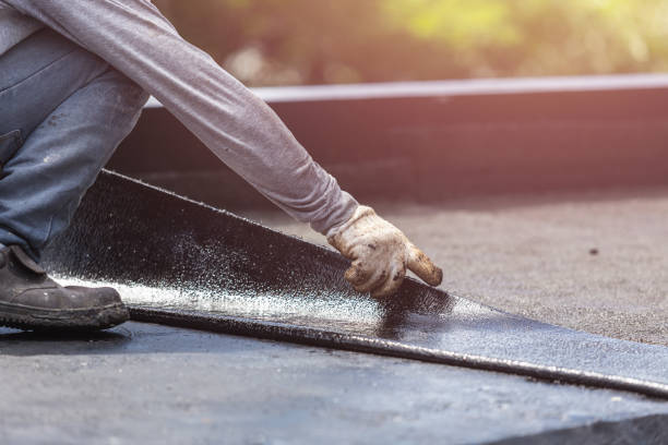 Professional Interior Drainage System technician working in Columbiana, OH